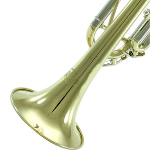 Sky Band Approved Gold Lacquer Plated Brass Bb Trumpet Guarantee Top Quality Sound