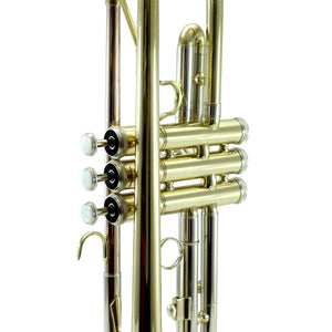 Sky Band Approved Gold Lacquer Plated Brass Bb Trumpet Guarantee Top Quality Sound