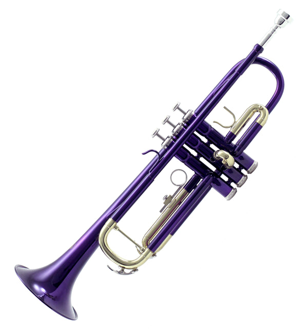 Sky Band Approved Purple Lacquer Plated Brass Bb Trumpet Guarantee Top ...