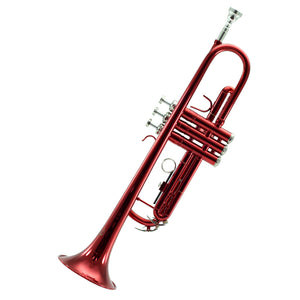 Sky Band Approved Red Lacquer Plated Brass Bb Trumpet Guarantee Top Quality Sound