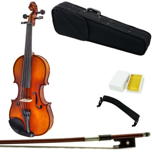 Sky Solid Wood Viola Outfit with Lightweight Case, Bow and Rosin (12-16.5'')