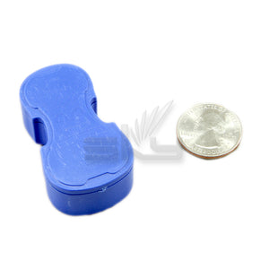 Yeanling Blue Violin Shaped High Quality Rosin for Violin Viola Cello, Light and Low Dust