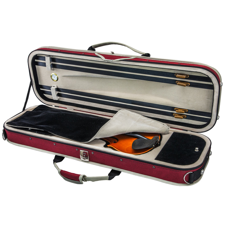SKY Full Size SP01 Oblong Shape Sport Style Lightweight Violin Case Backpackable