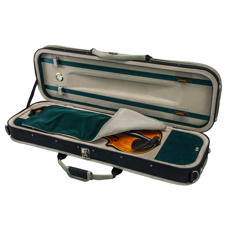 SKY Full Size SP02 Oblong Shape Sport Style Lightweight Violin Case Backpackable