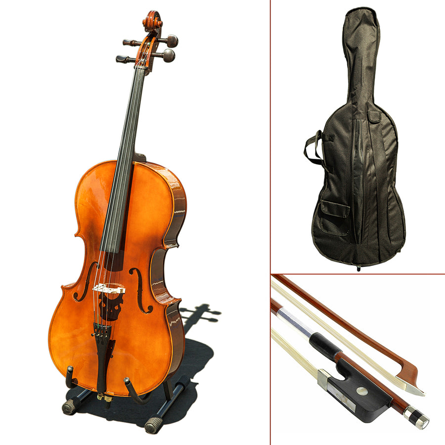 Paititi CE4009SE AVANT-GARDE Ebony Fitted Gloss Finish Solid Wood Cello