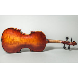 Professional Hand Made Violins 4/4 Full Size Beautiful Flamed Back Ebony Fitting