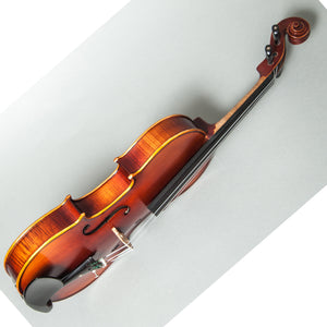 Professional Hand Made Violins 4/4 Full Size Beautiful Flamed Back Ebony Fitting