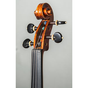 Sky Music Handmade Acoustic Violin Ebony Fitted 4/4 Two Piece Back Antique Finish