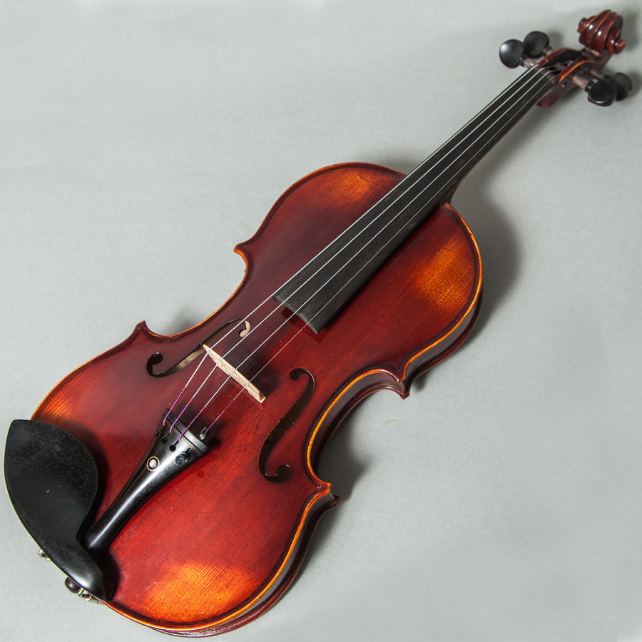 Sky FL003--EB-SBD269 Hand Made Professional 4/4 Full Size Violin Ebony Fitted Flammed Pattern