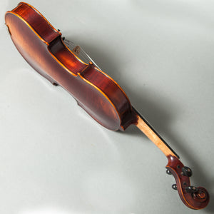 Sky FL003--EB-SBD269 Hand Made Professional 4/4 Full Size Violin Ebony Fitted Flammed Pattern
