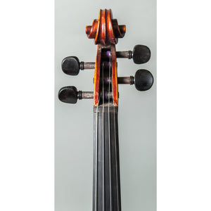 Sky FL003--EB-SBD269 Hand Made Professional 4/4 Full Size Violin Ebony Fitted Flammed Pattern