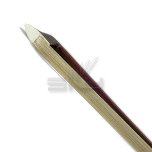 Violin Bow Brazil Wood Intermediate Octagonal Fully-Line Abalone Frog