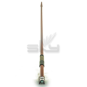 Violin Bow Brazil Wood Intermediate Octagonal Fully-Line Abalone Frog Whalebone Wrapping