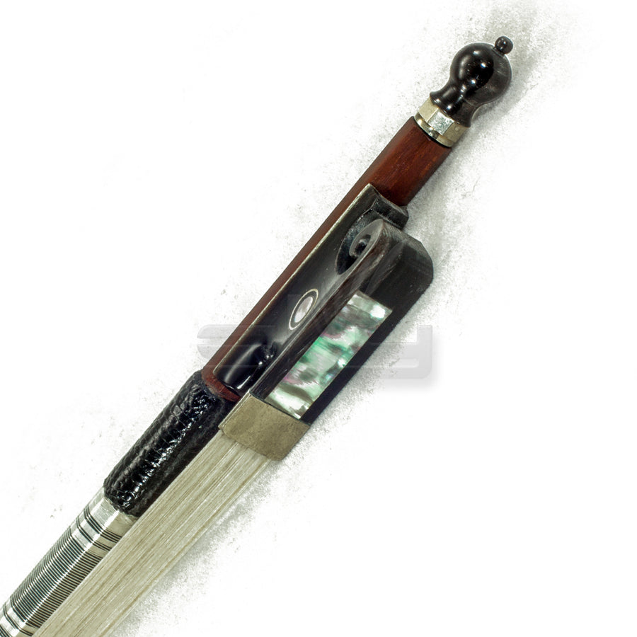 SKY 4/4 Full Size Violin Bow Brazil Wood Round Stick Black Ox Horn Artist Frog