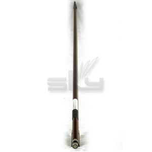 SKY 4/4 Violin Bow Satin Carbon Fiber Round Stick Double Pearl Eye Frog - Brown