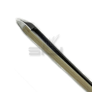 SKY 4/4 Violin Bow Satin Patterned Carbon Fiber Round Stick Silver Fleur De Lys Frog
