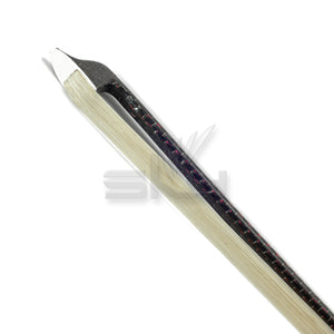 SKY 4/4 Violin Bow Red Silver Inlaid Patterned Carbon Fiber Round Double Pearl Eye Frog
