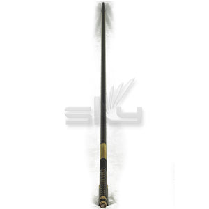 SKY 4/4 Violin Bow Gold Silver Inlaid Patterned Carbon Fiber Round Stick Double Pearl Eye