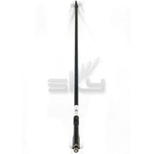 SKY 4/4 Violin Bow Blue Silver Inlaid Patterned Carbon Fiber Round Stick Double Pearl Eye Frog