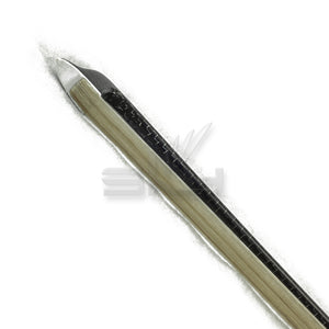 SKY 4/4 Violin Bow Silver Inlaid Patterned Carbon Fiber Bow Golden Fleur De Lys Frog