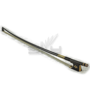 SKY 4/4 Violin Bow Red Silver Inlaid Patterned Carbon Fiber with Fleur De Lys Frog