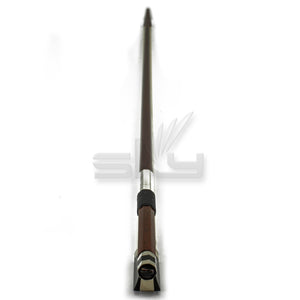 Sky 4/4 Full Size Violin Bow Carbon Fiber with Pernambuco Skin Ebony Frog fleur de lis Inlday
