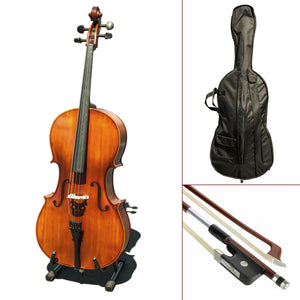 Paititi CE3005PE Scholar 256 Ebony Fitted Matte Finish Wood Cello