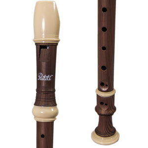 Paititi Soprano Recorder 8-Hole With Cleaning Rod + Carrying Bag, Wooden Pattern Color Key of C-Recorder-Rosa Musical Instrument