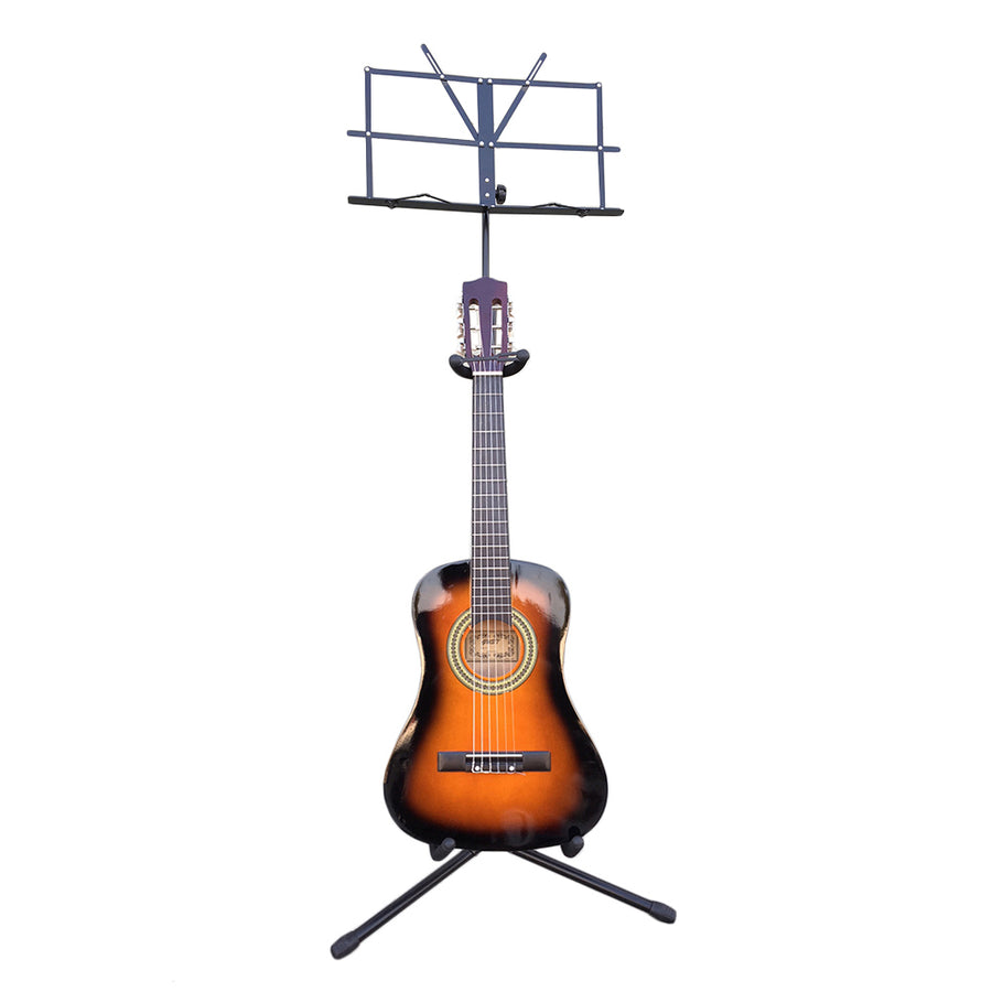 Sky Durable Adjustable Guitar & Sheet Music Stand with Neck Support Combo Stand