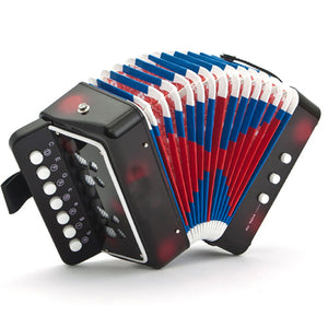 SKY Accordion Blackberry Color 7 Button 2 Bass Kid Music Instrument