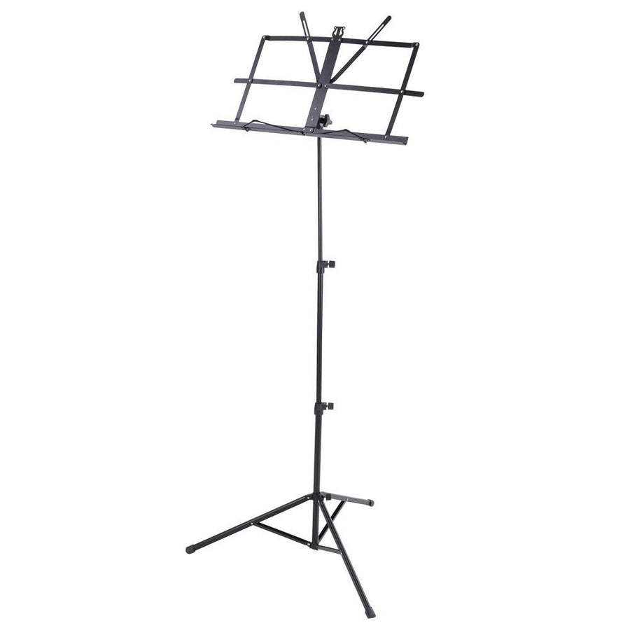 Sky Lightweight Adjustable Folding Music Stand with Carrying Bag Black