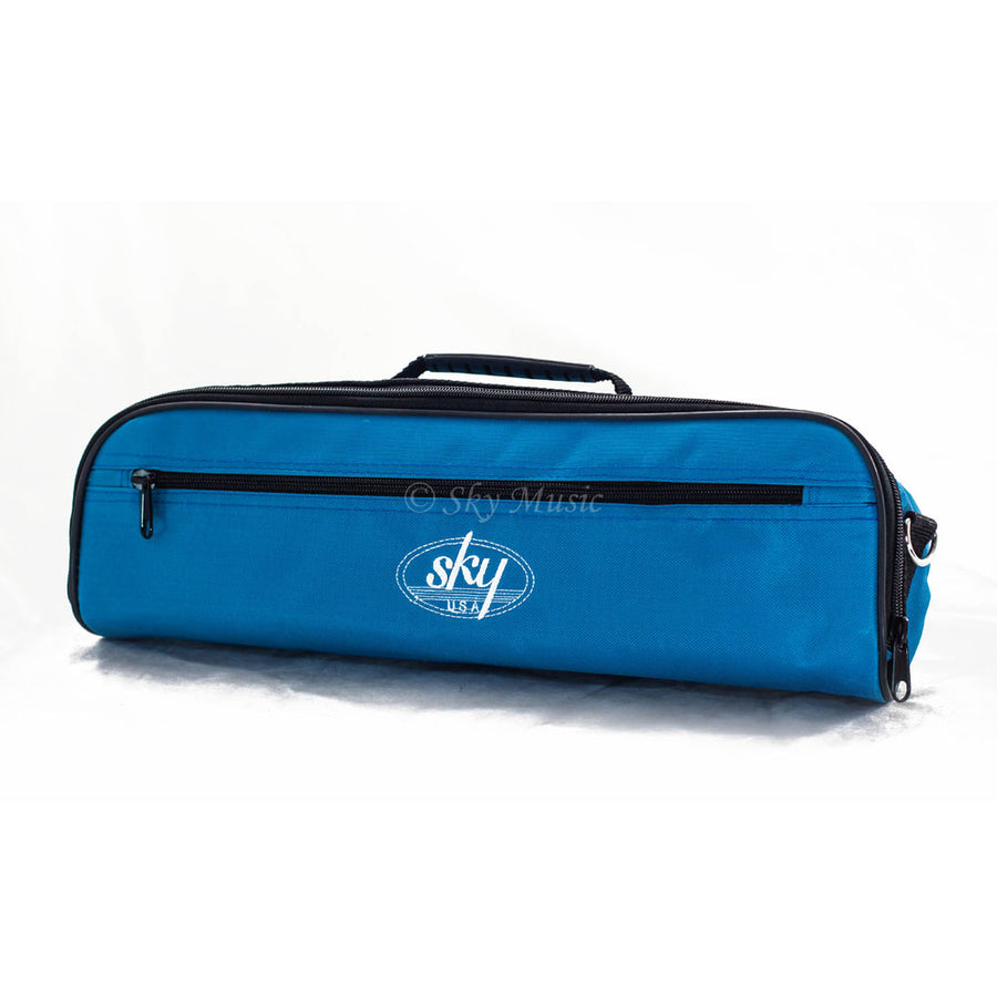 Sky C Flute Hard Case Cover w Side Pocket/Handle/Strap Multiple Colors