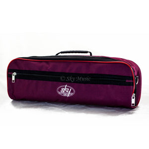 Sky C Flute Hard Case Cover w Side Pocket/Handle/Strap Multiple Colors