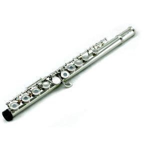 Sky C Foot Flute Curved Joint Flute Closed Hole Band Approved