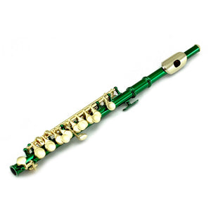 Sky(Paititi) Band Approved Green Lacquer Plated Piccolo Key of C Starter Kit