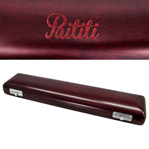 Paititi Mahogany Wood B foot Flute Hard Case French Style High Quality Flute Case