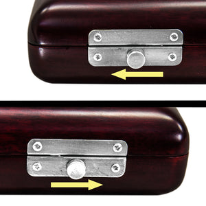 Paititi Mahogany Wood B foot Flute Hard Case French Style High Quality Flute Case
