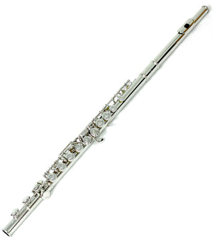 Sky C Foot Flute Nickel Closed Hole Band Approved
