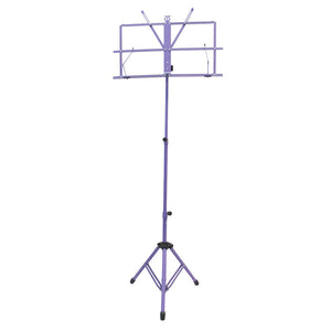 Sky Lightweight Adjustable Folding Music Stand with Carrying Bag Purple