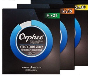 Orphee 90/10 Phosphor Copper Acoustic Guitar String SA37/SA38/SA39