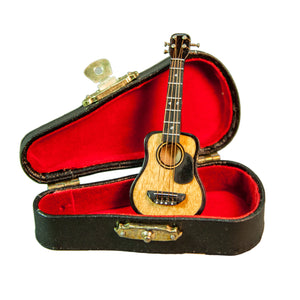 Sky Mini Ukelele Miniature Musical Instrument 1:12 Small Guitar Ornament 3 Inches
