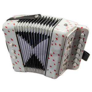 SKY Accordion Star Pattern 7 Button 2 Bass Kid Music Instrument